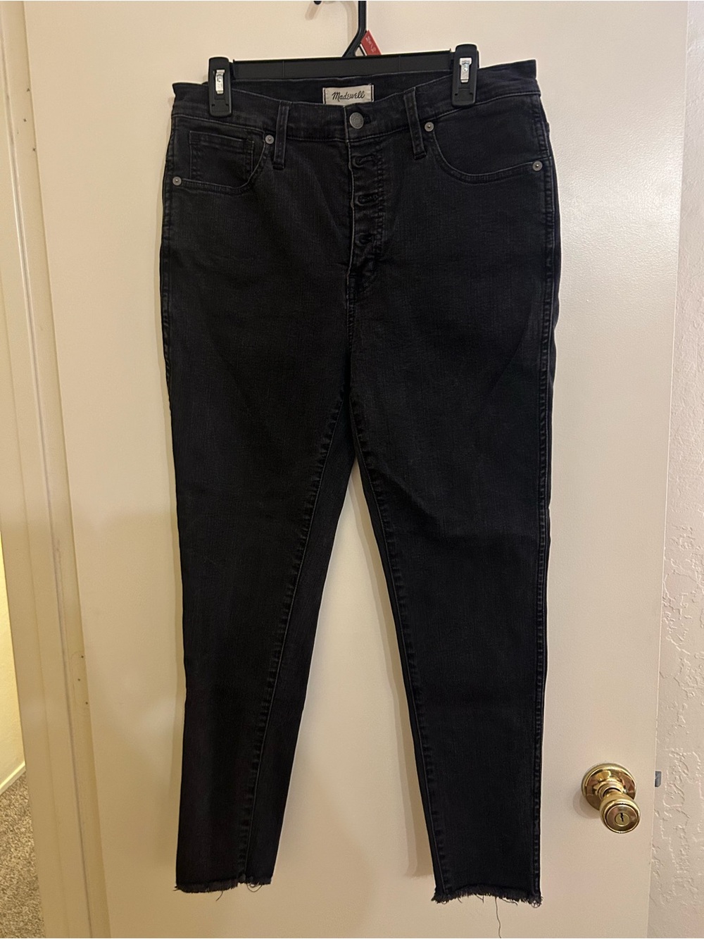 Madewell Black Skinny High-Rise Jeans